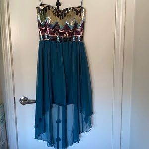 Start less high Low party dress